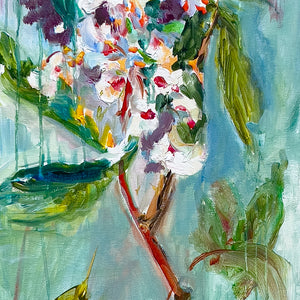 branch-up-chestnut-abundance-Lies-Goemans-painting-flower-schilderij-floral-40x110cm-detail